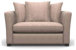 Heart of House Libby Fabric Cuddle Chair - Mushroom